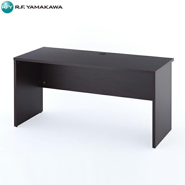 (法人限定)アール・エフ・ヤマカワ:ノルム 木製デスク2 W1400xD600 ダーク