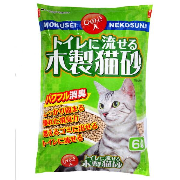 高評価なギフト 常陸化工 トイレに流せる木製猫砂 6l トイレ用品 トイレ 猫 猫砂 砂 サンド ひのき 木製 Shipsctc Org