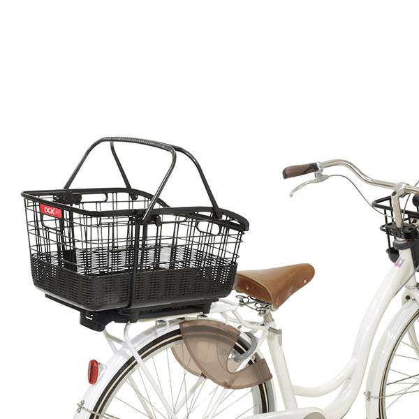あすつく) OGK(オージーケー):自転車用着脱藤風スライドリヤバスケット
