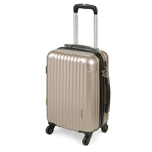 ウノフク:LEGEND キャリーケース ゴールド 05-5185-69 トラベル キャリーケース 4輪 機内持ち込み 05-5185-69