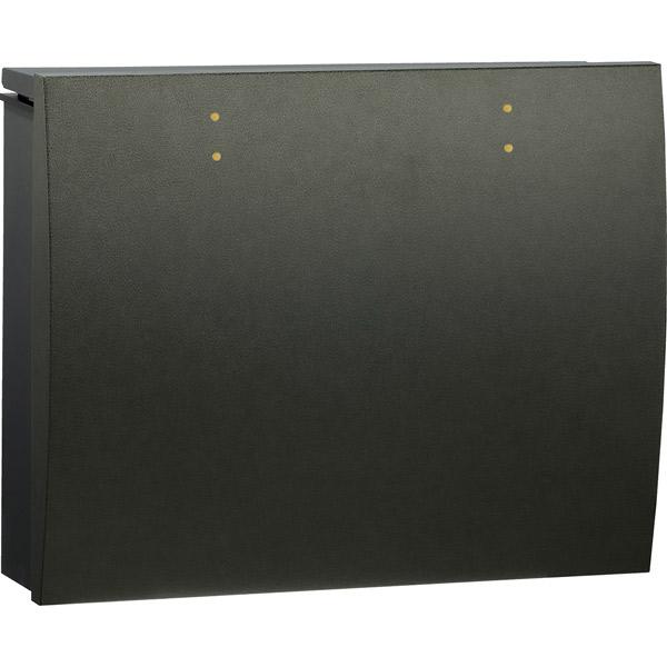 UNISON(ユニソン):ボルサ BK レザーブラック (シリンダー錠) 324301410(メーカー直送品)(地域制限有) ポスト 郵便受け