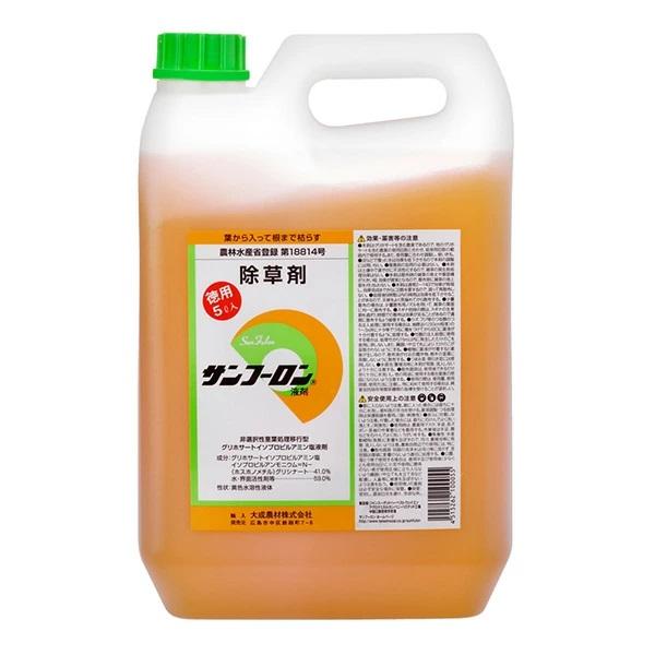 (あすつく) サンフーロン 5L 4515262100055 Sun Fulon 除草剤 ジェネリック 業務用 希釈使用 アミノ酸系 園芸用品 畑（Yahoo!・イチネンネットmore）