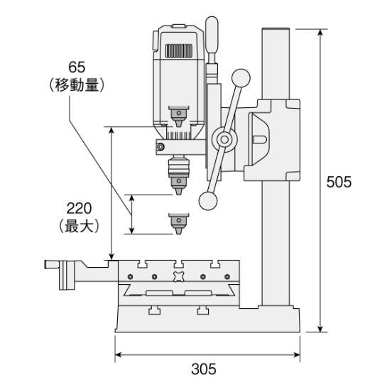 HOZAN（ホーザン） :卓上フライス盤 K-280(メーカー直送品) K-280 