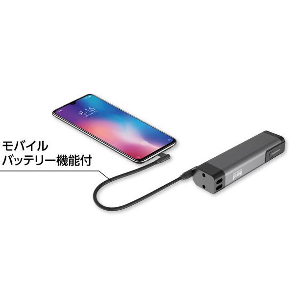 イチネンアクセス:パワーライトBWL-PL500R  00087245 ワークライト 充電式 スマホ充電｜cocoterracemore｜04