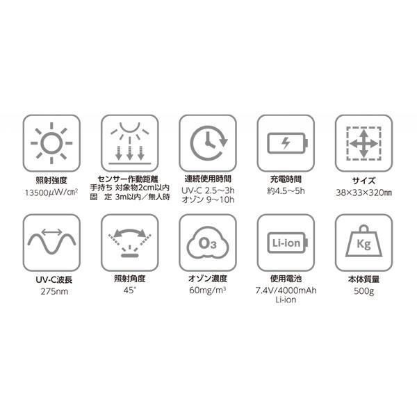 Beruf(ベルーフ):UV-C オゾン除菌脱臭バー BUV-201R 除菌器 脱臭