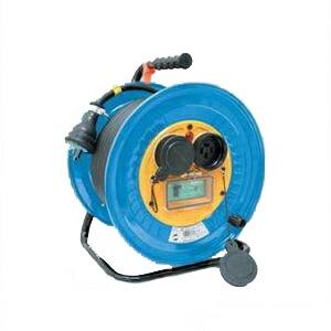 日動工業:電工ドラム 防雨型、三相200V、E付20m DNW-E320F-20A 防雨・防塵型三相200V動力用 アース付