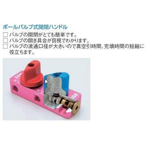 イチネンTASCO (タスコ):ミニボールバルブ式マニホールドキット 
