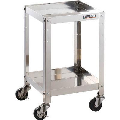 TRUSCO(トラスコ中山):ステンレスワゴンクリーンラビット 75φ導電車SUS金具 360×360×H880 3段 CRB-933SD TRUSCO ツールワゴン | D\u0026DEPARTMENT