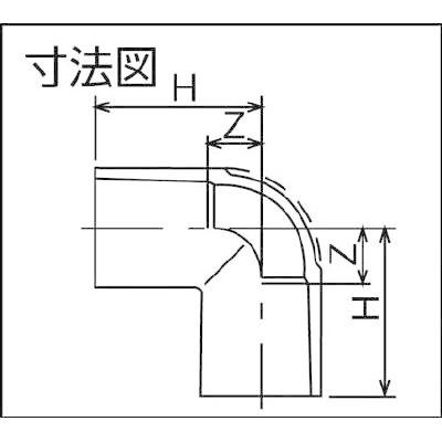 クボタケミックス:透明TS エルボ TS-L13 C-TSL13 透明TS継手（スタンダードタイプ） (1個)  オレンジブック 4463048｜cocoterracemore｜02