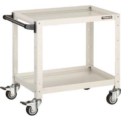 TRUSCO(トラスコ中山):バーディワゴン 600X400XH740 ウレタン車輪 W色 BDW-763U-W オレンジブック 4501438