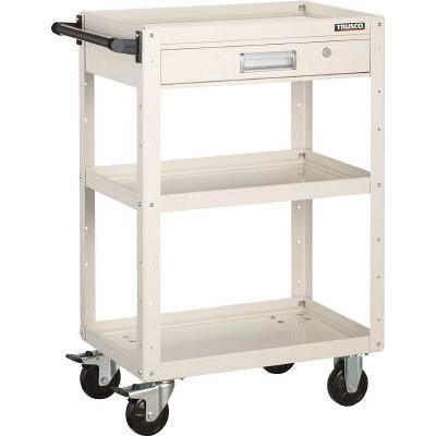 TRUSCO(トラスコ中山):イーグルワゴン 750X500XH740 引出付 W色 EGW-773V-W オレンジブック 4502124