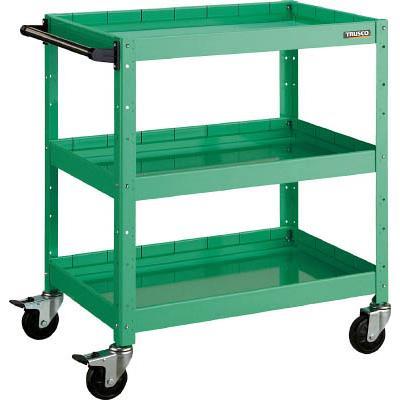 TRUSCO(トラスコ中山):バーディワゴン 600X400XH880 深3段 ヤンググリーン BDW-963F3-YG オレンジブック