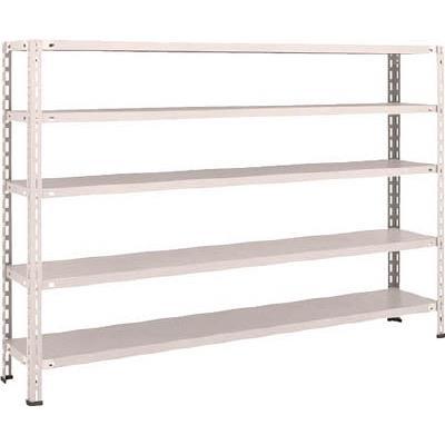 TRUSCO(トラスコ中山):スチールラック軽量棚中棚ボルトレス型1800X300X1200 5段 L46V-15(メーカー直送品) オレンジブック