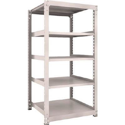 TRUSCO(トラスコ中山):ＴＲＵＳＣＯ　Ｍ３型中量棚　９００Ｘ９２１ＸＨ１８００　５段　単体　ネオグレー M3-6395(メーカー直送品)