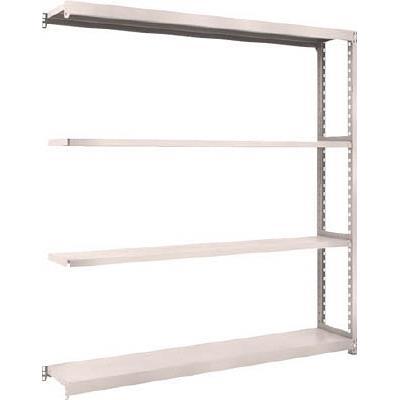 TRUSCO(トラスコ中山):M2型軽中量棚 1760X300XH1800 4段 連結 ネオグレー M2-6634B(メーカー直送品)