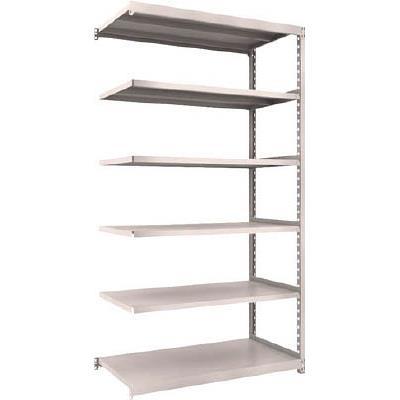 TRUSCO(トラスコ中山):ＴＲＵＳＣＯ　Ｍ２型軽中量棚　１１６０Ｘ６００ＸＨ２１００　６段　連結　ネオグレー M2-7466B(メーカー直送品)