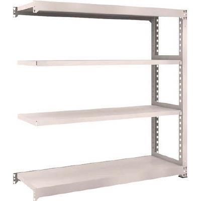 TRUSCO(トラスコ中山):M5型中量棚 1500X471XH1500 4段 連結 ネオグレー M5-5554B(メーカー直送品) オレンジブック