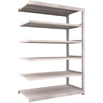 TRUSCO(トラスコ中山):M5型中量棚 1500X721XH2100 6段 連結 ネオグレー M5-7576B(メーカー直送品) オレンジブック