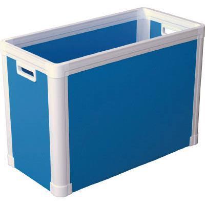 国盛化学:ＫＵＮＩＭＯＲＩ　プラダン　ブロックコンテナ（ＴＰタイプ）ＴＰ３６５　ライトブル 77102-TP365-LB オレンジブック