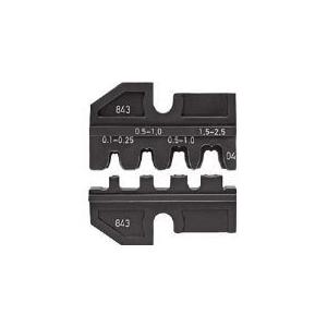 KNIPEX(クニペックス): 交換用ダイス（9733-01/9733-02用） 9739-13 圧着システムプライヤー (1個) オレンジブック