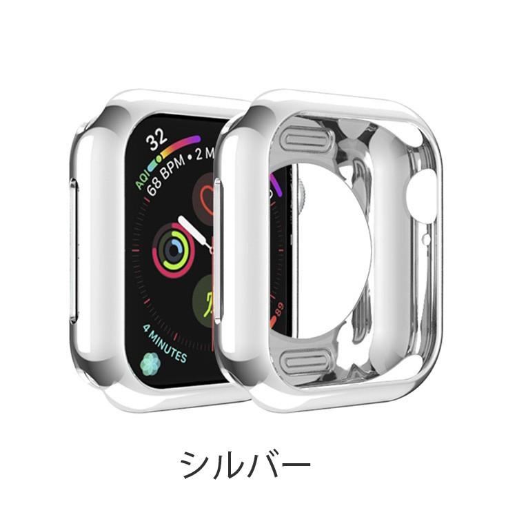 Apple Watch Series 4ケース アップルウォッチ4カバー メッキ加工 ソフトTPUケース｜cocoto-case｜13
