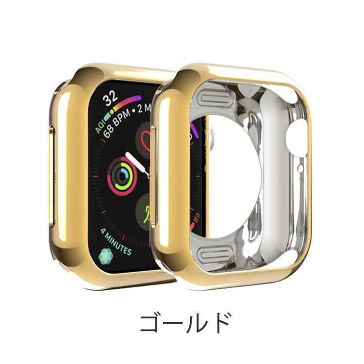Apple Watch Series 4ケース アップルウォッチ4カバー メッキ加工 ソフトTPUケース｜cocoto-case｜06
