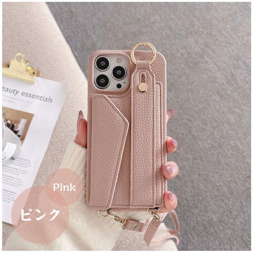 iphone14pro スマホケース ショルダー タイプ iphone14 ケース iphone14plus 14promax ケース カード収納 背面 iphone 15Pro 15ProMax iphone13 iphone13Pro｜cocoto-case｜18