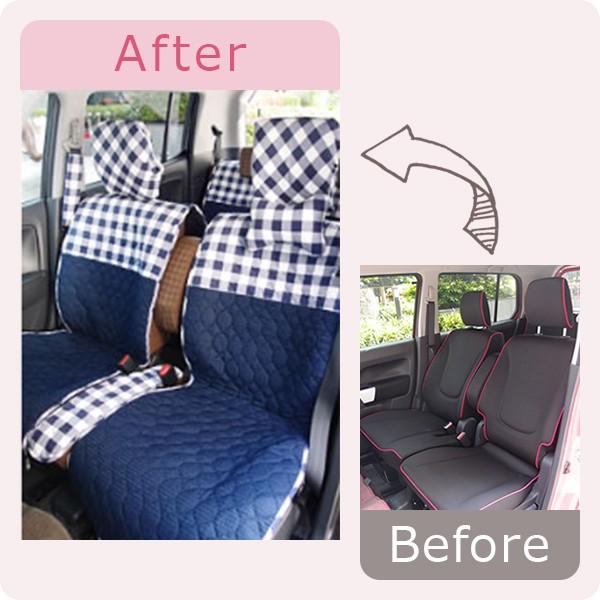 前座席用シートカバー（軽自動車・普通車・コンパクトカー用】洗える 