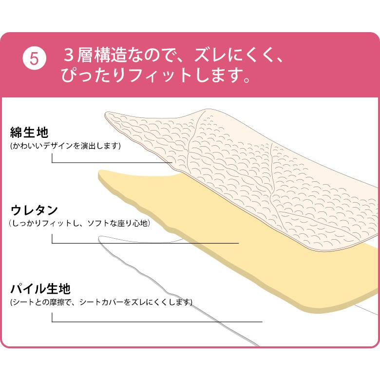 ＜アウトレット価格でお得！在庫限り＞【後部座席シートカバー(左右セパレートタイプ)】ブラウン水玉（72818) |  | 09