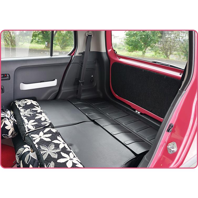 【後部座席用シートカバー（軽自動車用）】 洗える かわいい おしゃれ 日本製 花/北欧花柄 |  | 08