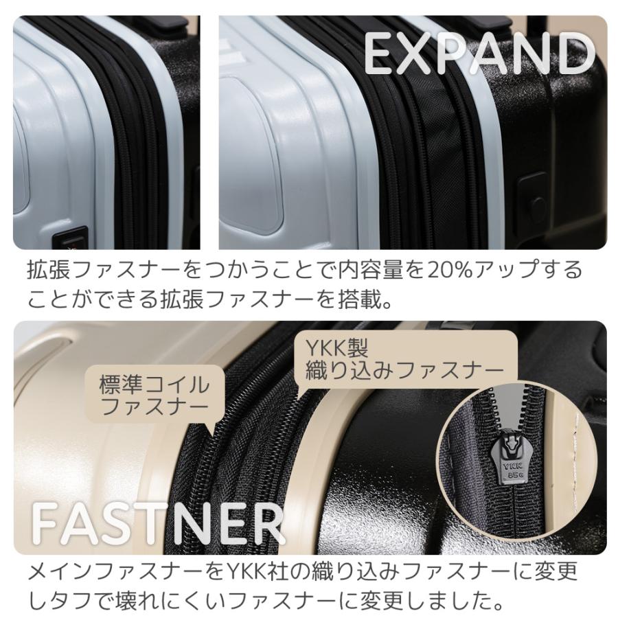 スーツケース キャリーケース l lサイズ 拡張 大容量 軽量 大型 受託手荷物 8輪キャスター ストッパー TSA キャリーバッグ Proevo プロエボ 爆買 | PROEVO | 22