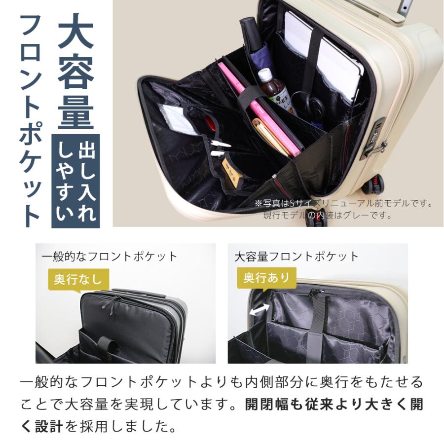 PROEVO スーツケース キャリーケース 機内持ち込み フロント