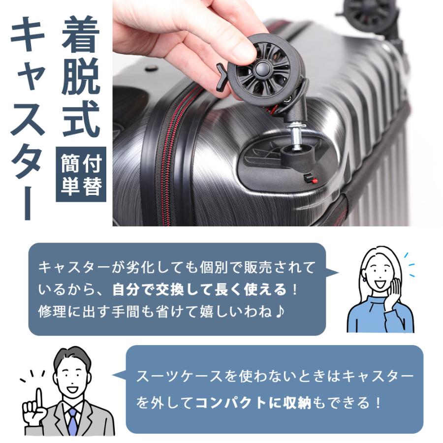 PROEVO スーツケース キャリーケース 機内持ち込み フロントオープン S