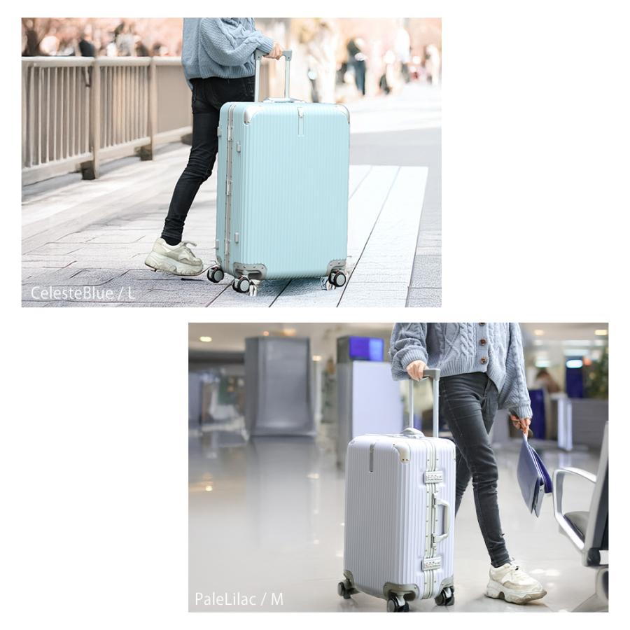 PROEVO スーツケース キャリーケース m Mサイズ 中型 大容量