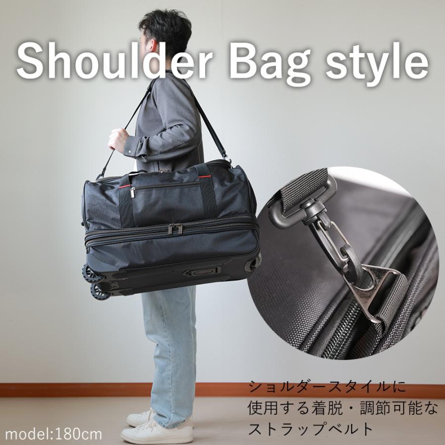 【新品・未使用】PROEVOボストンキャリーバッグ LLサイズ(グレー) PROEVO ボストンキャリー ボストンバッグ L Lサイズ 大容量 旅行