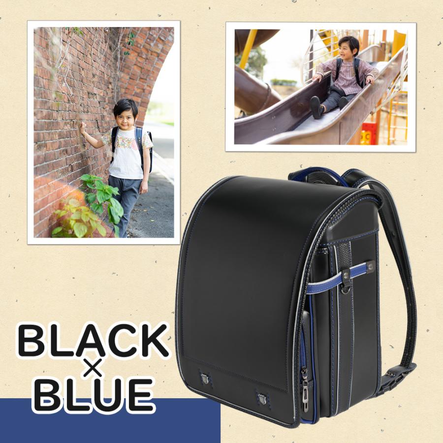 amant ランドセル 大きいサイズ 男 男の子 7年保証 かっこいい 色 黒