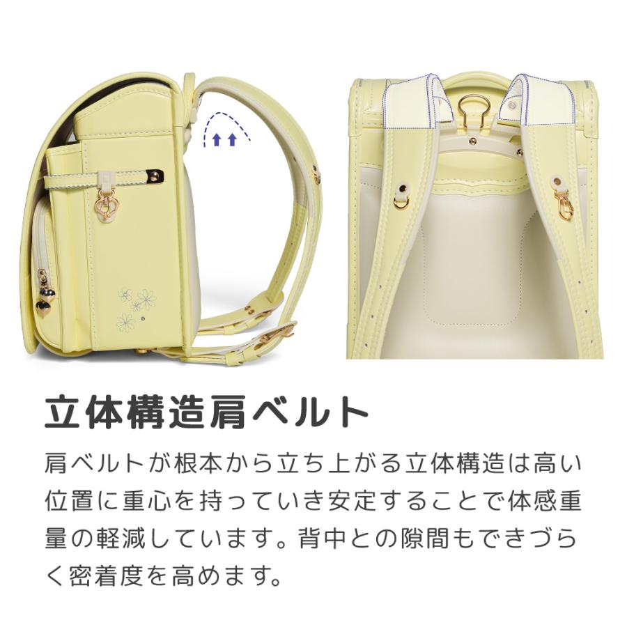 【新品】大人気 女の子ランドセル ネックレスモデル スクールバック 高級 大容量 軽量 6年保証 全国送料無料　ブラック/シャンパン ランドセル さくら&刺繍 6年保証 おまけ付き 女の子 クーロン Coulomb