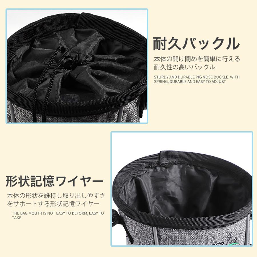 トリーツポーチ お散歩バッグ ペット トレーニングポーチ しつけ 多