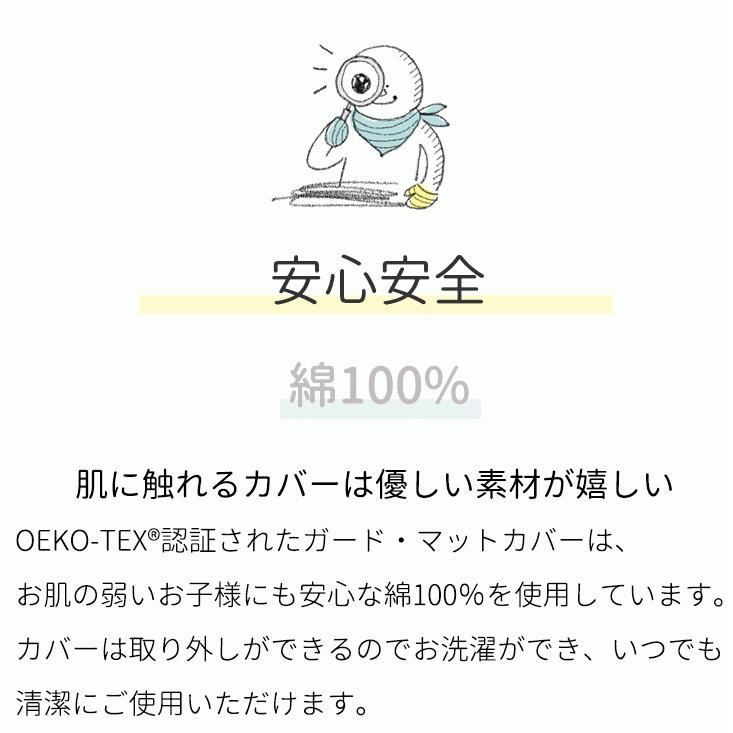 CREAMHAUS ベビーサークル 洗い替え ガード用カバー バンパー CREAMHAUS ベビーサークル 洗い替え ガード用カバー バンパー