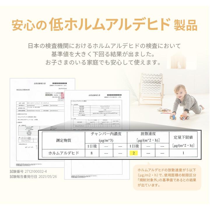 プレイマット ワンピースマット 292×252 日本最大級大判 マット フロア 厚手 大きい セーフティグッズ 防音 ノン ホルムアルデヒド 折りたたみ  Ggumbi LICOCO｜cocottebaby｜19