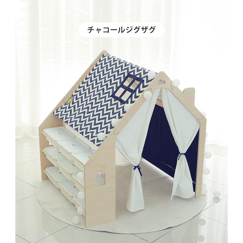 naspa キッズ テント プレイハウス マルチボックス型セット ハウス