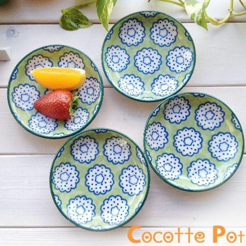 4個セット 笑顔がみえる花は咲く ポレン クッキーグリーン プチディッシュ 小皿 プレート花柄 リバティプリント S 小さな器のお店 ココットポット 通販 Yahoo ショッピング