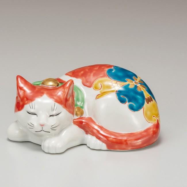 九谷焼 6号眠り猫 色絵 日本製 ギフト うつわ 陶磁器 S 小さな器のお店 ココットポット 通販 Yahoo ショッピング