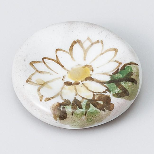 和食器 粉引マーガレット 箸置 箸置き 卓上小物 レスト お箸置き 陶器 食器 うつわ おうち ごはん おしゃれ 日本製 美濃焼 S0039022 小さな器のお店 ココットポット 通販 Yahoo ショッピング