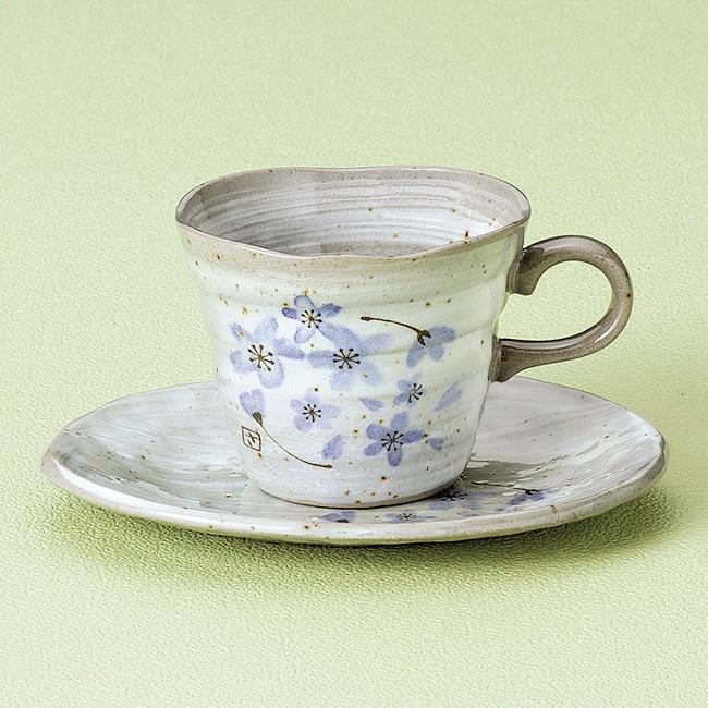 和食器 土物紫桜反コーヒー カップソーサー 珈琲 紅茶 カフェ おしゃれ 陶器 うつわ おうち 軽井沢 春日井 ギフト S 小さな器のお店 ココットポット 通販 Yahoo ショッピング