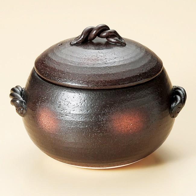 和食器 黒丸ごはん鍋 小 3合炊 萬古焼 土鍋 直火 耐熱 おうち ごはん おしゃれ プレゼント 陶器 うつわ S 小さな器のお店 ココットポット 通販 Yahoo ショッピング
