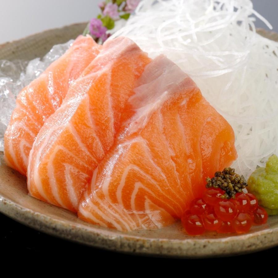 サーモンページ① 鮮度+］【冷蔵】 青森サーモン切身(加熱用・解凍・養殖) 180g(90g x 2