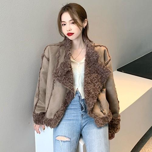 限定製作 コート ムートン ムートンコート ライダース フェイクムートン ピンク ブラウン 全日本送料無料 Www Ladislexia Net