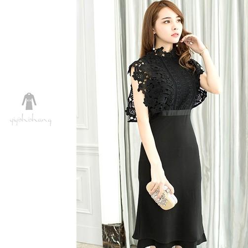 リアルサープラス ワンピース ドレス 結婚式 レース タイト ひざ下 黒 ノースリーブ レディース 55 以上節約 Carlavista Com