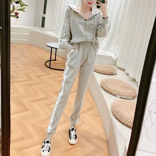 セットアップ レディース パーカー スウェット パンツ ライン パーカー 黒 白 Yw Cocounsecret 通販 Yahoo ショッピング